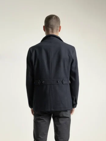 CHAQUETA DE PAÑO AZUL MARINO